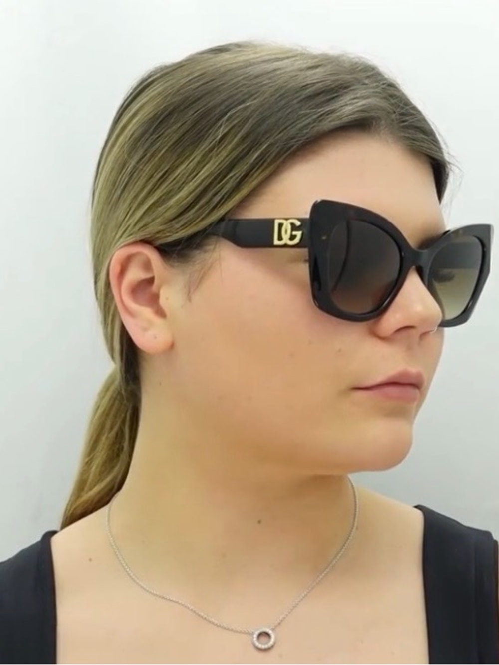 Designer Black Sunglasses - Black